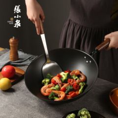 张小泉手艺铁锅32cm 家用炒锅